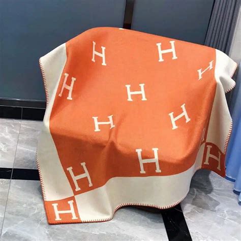 hermes monogram blanket dupe